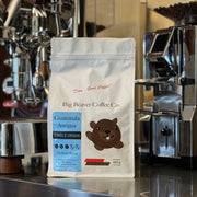 front side of big beaver coffee co guatemala antigua beans bag medium roast 463 grams